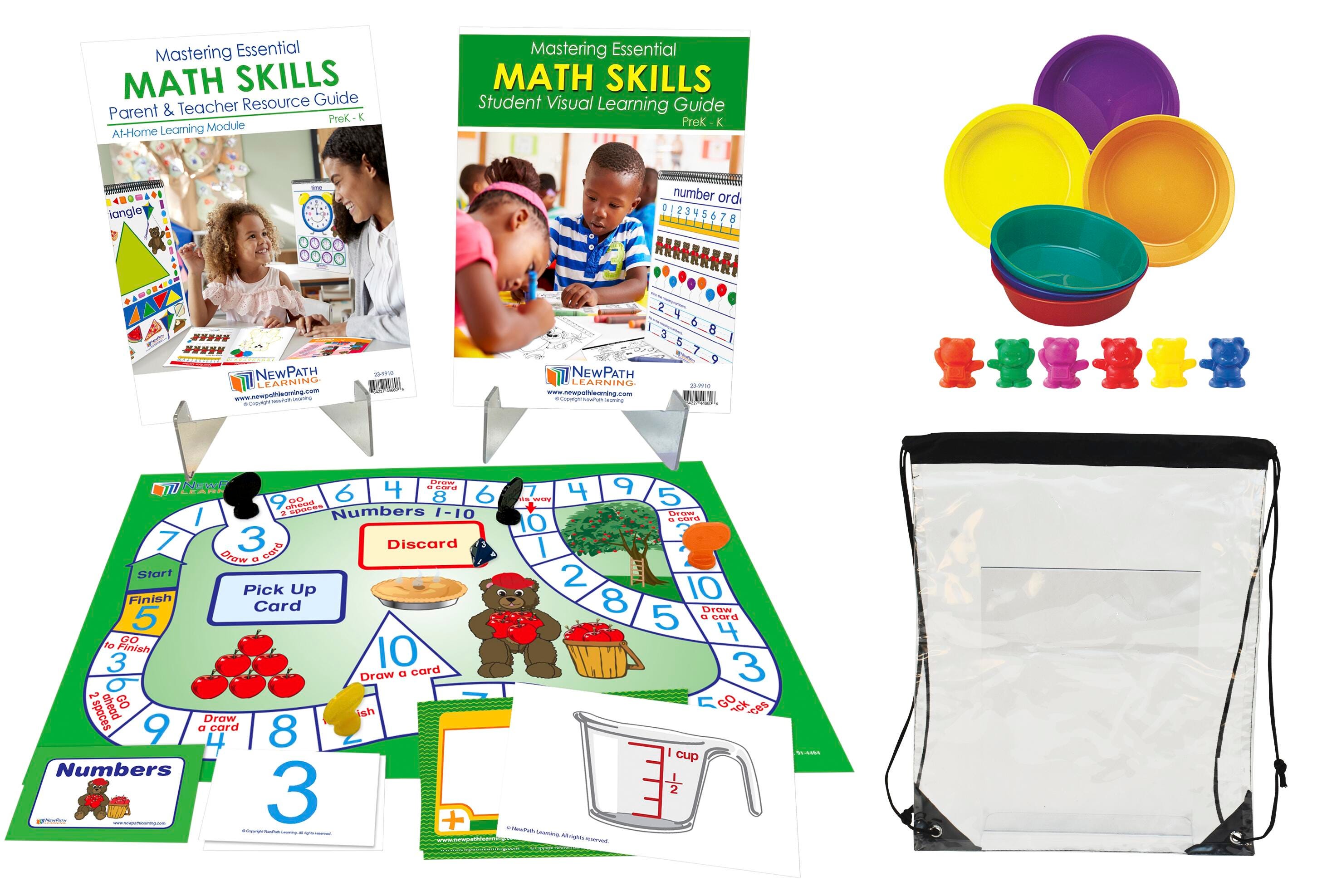 Achieve It! Math Family Engagement Backpack, Grades PreK to K 2151554